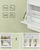 A collage showing icons of different shoes, an open shoe cabinet with a drawer mechanism, and close-ups of shoes inside the cabinet. Náhled obrázku produktu