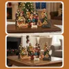 Krippenfiguren Set 10-teilig Weihnachtskrippe handbemalt Produktbild-Vorschau 8