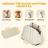 Hundetasche Hundetragetasche für Hunde unter 5 kg, 2 Gurte, Produktbild-Vorschau 3