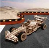 RoboTime 3D dřevěná skládačka Závodní auto Náhled obrázku produktu 7