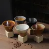 Hrnček na kávu s podstavcom 200 ml Japonský keramický Náhľad obrázku produktu 4