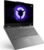 A laptop is shown from a three-quarter angle, tilted slightly upwards. Produktbild-Vorschau