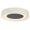 LED Deckenleuchte, Textil, Metall, weiß, beige, D 60 cm Produktbild-Vorschau 9