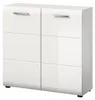 Kommode "Cover" in weiß Hochglanz Sideboard 80 x 81 cm Produktbild-Vorschau 8