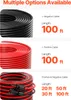 SucceBuy 2x prodloužení solárního kabelu 10AWG 30,48 m s Náhled obrázku produktu 7