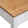 vidaXL Konferenční stolek bílý 100x60x45 cm masiv Panama Náhled obrázku produktu 16