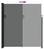 vidaXL Seitenmarkise Ausziehbar Anthrazit 220x600 cm Produktbild-Vorschau 6