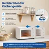 8st selbstklebende Mini-Kugelrollen, 360° drehbare Produktbild-Vorschau 3