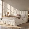 Letto imbottito 200x200 cm, letto matrimoniale con rete a Anteprima dell’immagine prodotto 2