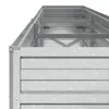 Close-up view of the top corner of a galvanized steel raised garden bed. Náhled obrázku produktu
