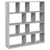 vidaXL Regał szary Sonoma 132x29x141,5 cm Materiał Podgląd zdjęcia produktu 1
