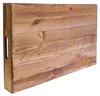 Serviertablett aus Holz 60x40x8cm Holztablett Produktbild-Vorschau 8