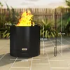 Outsunny Feuerschale Ø45x42cm aus Stahl Feuerstelle mit Produktbild-Vorschau 3
