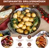 bremermann Grillkorb rund 27 x 6 x 22,5 cm Edelstahl Produktbild-Vorschau 2
