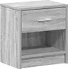 vidaXL Nachttisch mit Schublade Grau Sonoma 39x28x41 cm Produktbild-Vorschau 2