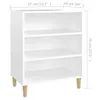 vidaXL Príborník biely 57x35x70 cm Materiál dreva Náhľad obrázku produktu 6