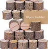 40 Tischkartenhalter aus Holz, Naturholz, Fotoständer, Produktbild-Vorschau 1