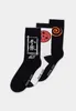 Naruto Shippuden Socken 3er-Pack Sasuke Symbol 43-46 Produktbild-Vorschau 1