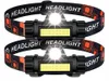 COB + LED Stirnlampe 4-in-1 Wiederaufladbar USB Kopflampe Produktbild-Vorschau 3