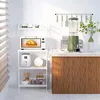 KOMFOTTEU Scaffale da cucina a 4 ripiani, scaffale in Anteprima dell’immagine prodotto 2