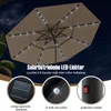 Parasol COSTWAY 300 cm z oświetleniem słonecznym LED i Podgląd zdjęcia produktu 7