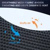 Diagram illustrating airflow through breathable mesh fabric. Produktbild-Vorschau