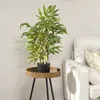 HOMCOM Bambou artificiel plantes artificielles décoratives Voir les images du produit 2