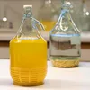 6 x 5L Flasche mit Bügelverschluss Korb Weinballon Produktbild-Vorschau 4