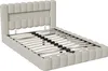 Letto imbottito Fortuna Lai 140x200cm con USB, letto per Anteprima dell’immagine prodotto 5