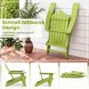COSTWAY Adirondack-stoel, tuinstoel, inklapbaar, Productafbeelding-voorbeeld 7