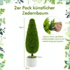 COSTWAY Plante artificielle Cèdre, 90cm arbre artificiel Voir les images du produit 3