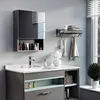 A modern bathroom vanity with a wall-mounted cabinet and sink. Náhled obrázku produktu
