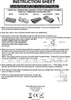 An instruction sheet for assembling a solar brick lighting kit. Produktbild-Vorschau