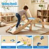 COSTWAY Kit d'escalade triangulaire, gymnase jungle pliable Voir les images du produit 6