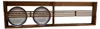 Wandregal 120x32cm "Linea" Teakholz massiv natur Produktbild-Vorschau 3