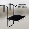 Infinity Goods Balkontisch – klappbar – 40 x 60 cm – Produktbild-Vorschau 10