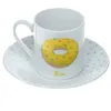 Donut Design Espresso Tasse mit Untertasse 2er-Set Produktbild-Vorschau 2
