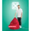 Sitting Point BeanBag Brava XL 70 x 110 cm,  Schwarz Produktbild-Vorschau 6