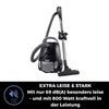 Fakir Black Vac Power Staubsauger mit Beutel, Leiser Produktbild-Vorschau 3
