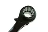 A close-up view of the head of a black ratchet wrench with a double socket. Produktbild-Vorschau