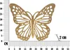 Mauro Ferretti Wanddeko Schmetterling 43x2x35 cm goldfarben Produktbild-Vorschau 6