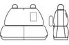 Ford Transit Custom 2012-2023 Coprisedili personalizzati Anteprima dell’immagine prodotto 12