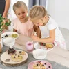 reer 22010 reer Kindergeschirr-Set Growing WildLife weiß Náhled obrázku produktu 6