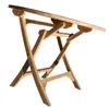 A wooden folding table against a white background. Produktbild-Vorschau