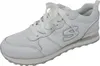 A white Skechers sneaker is shown against a white background. Voir les images du produit