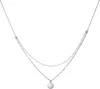 Zeeme Silber Halskette 925/- Sterling Silber 38+5cm weiß Produktbild-Vorschau 1