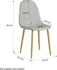 Homestyle4u Polsterstuhl Set 6 Esszimmerstuhl Grau Sessel Produktbild-Vorschau 4