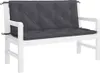 vidaXL Gartenbank-Auflage Anthrazit 120x(50+50)x7 cm Produktbild-Vorschau 3