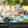 KESSER® Picknickdecke campingdecke XXL 200 x 200 cm - Produktbild-Vorschau 3