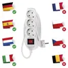 Steckdosenleiste 3 m / 3 Steckdosen / Schalter / weiß / PVC / 1,5 mm2 Produktbild-Vorschau